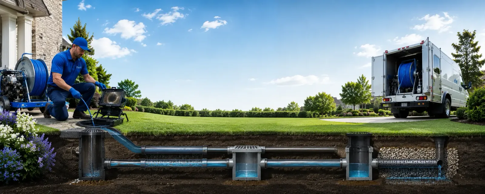 Outdoor drain cleaning information for Hillsborough, NC